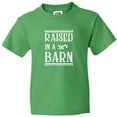 thumbnail image 3 of Inktastic RAISED in a BARN in White Youth T-Shirt, 3 of 5