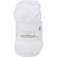 thumbnail image 2 of Rico Design Creative Cotton Aran - White (080), 2 of 4