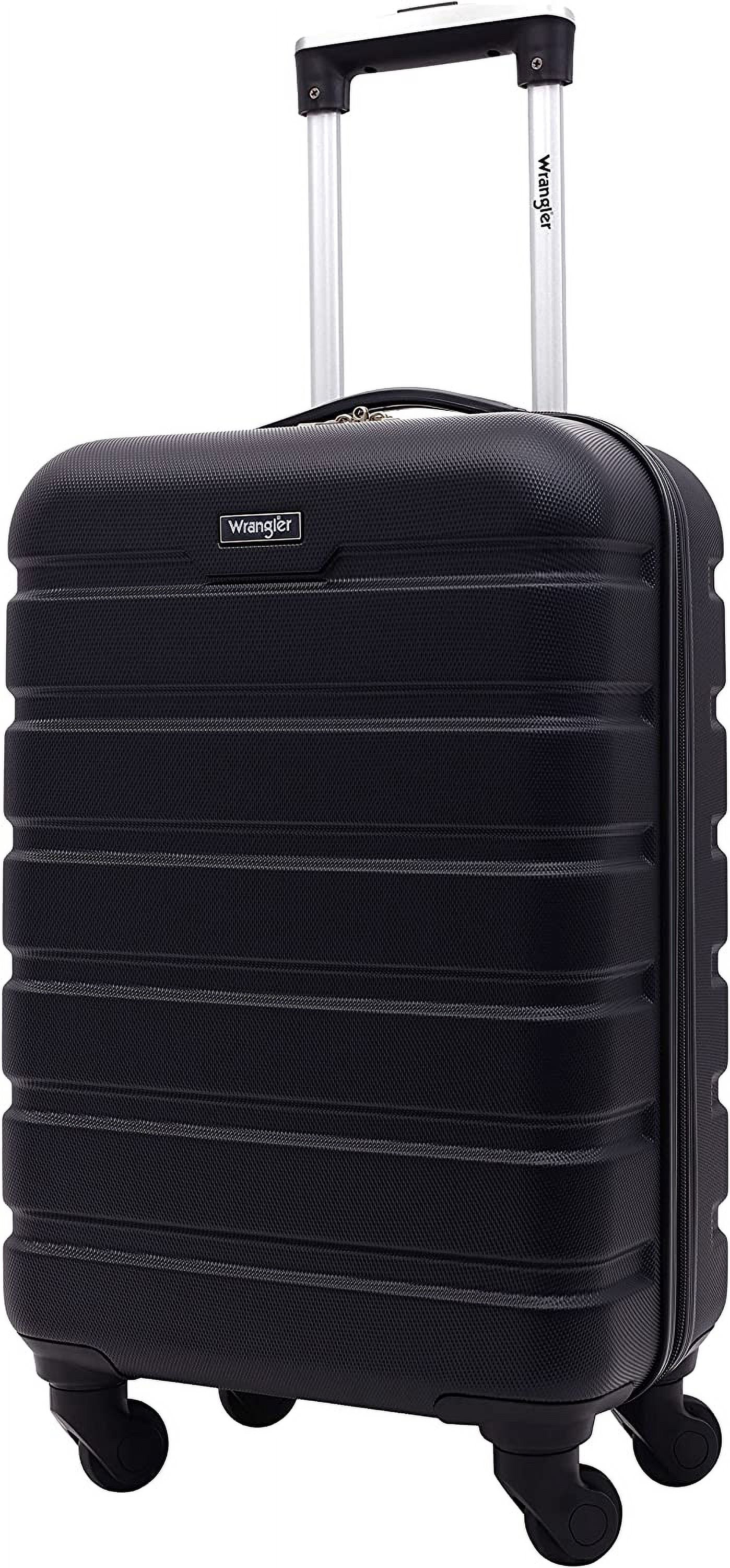 20" Hardside Spinner Carry-On Luggage, Black