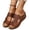 Brown_017, variant on Domuza Womens Orthopedic Sandals Arch Support Summer Flat Sandals Breathable Non Slip Slip on Orthopedic Slippers Beach 2026 Foam Shoes Blue 6.5(EU-37)