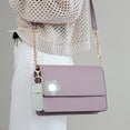 thumbnail image 2 of Unique Bargains 1 Pc Handbag Charms Keychains Durable Flower Mirror Bag Accessories Light Blue, 2 of 6