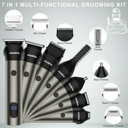 Hatteker Beard Trimmer Kit Electric Hair clipper Shaver for Men Cordless Grooming Kit 7 in 1