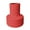 Red, variant on Penmahua Red Plastic Vase With Ceramic Look 6.5 X 8.3 Inches Non Fragile Decorative Art Tabletop Vase For Wedding Dining Table Bookshelf Decor Red
