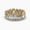 YELLOW GOLD, variant on Stylish Elegant Multi-shape Moissanite 18k Eternity Ring