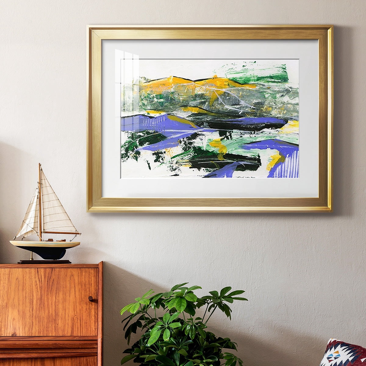 Silent Mountain III Premium Framed Print - Ready to Hang