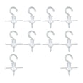thumbnail image 4 of Ganchos para tacos y tornillos para placas de yeso, anclaje para paneles de yeso, dureza resistente con ganchos galvanizados, anclajes de pared huecos 10 piezas, 4 of 7