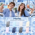 thumbnail image 7 of morfec Magsafe Portable Charger, 12000mAh Magnetic Wireless Power Bank with 20W PD Fast Charging, Slim Wireless Battery Pack Compatible with iPhone 17/16/15/14/13 Series, Sky Blue, 7 of 7