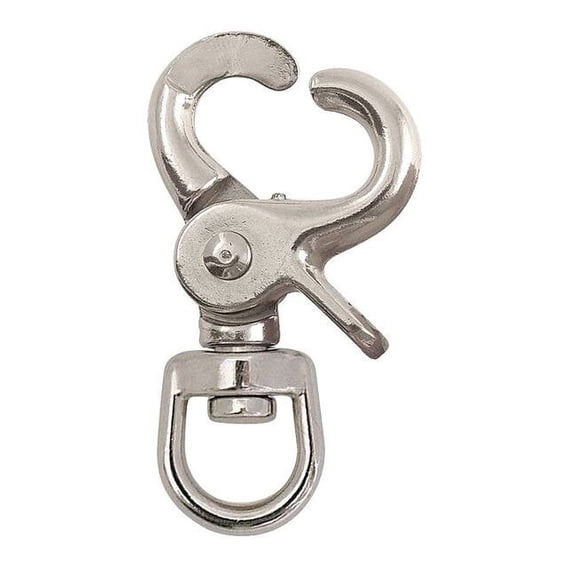 Lucky Line Trigger Snap, SS, 1/2 in Eye Dia 4GGL4