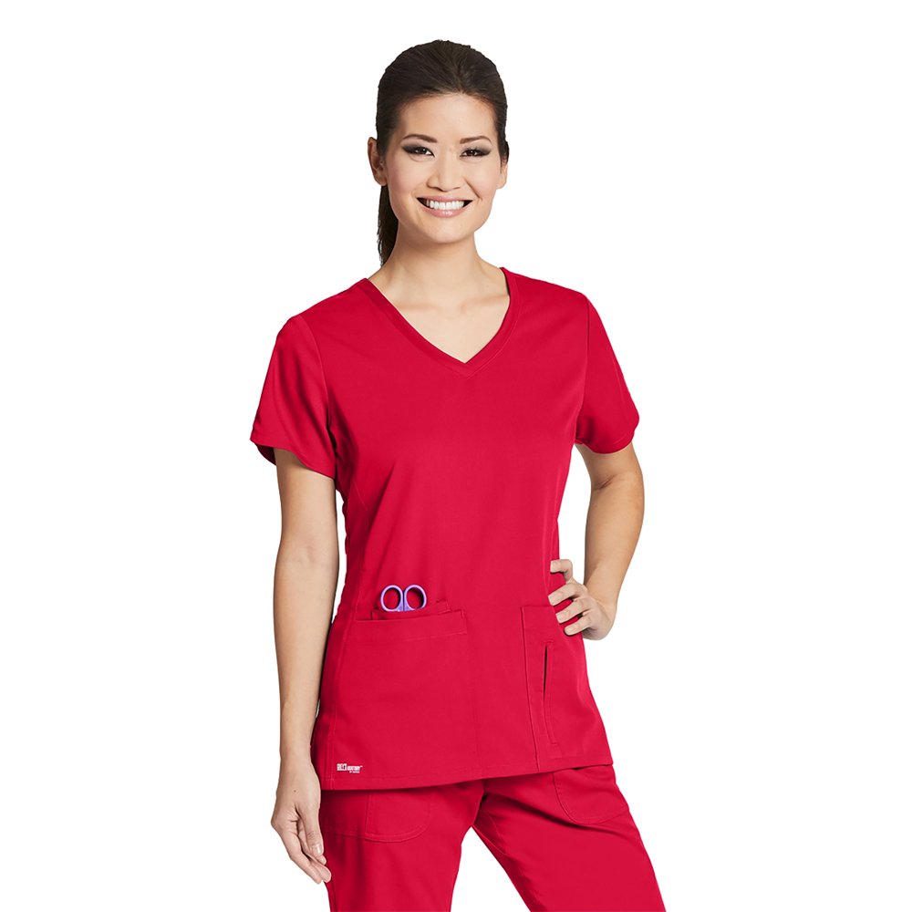 Barco Grey's Anatomy Active 41423 Women's 4 Pocket Solid Side Panel V