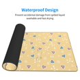 thumbnail image 4 of ZICANCN Gaming Mouse Pad, Hearts Yellow Doodles Large Mouse Mat Desk Pad, Keyboard Mouse Mat, 15.8x29.5 inch, 4 of 9