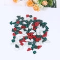 thumbnail image 4 of EeaseMX Piedra de mosaico lisa con purpurina, irregular, hecha a mano (500 g, roja y verde), 4 of 8