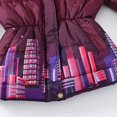 thumbnail image 4 of Manteau d'Hiver en Polaire pour Filles, Imprimé Floral, Veste à Capuche Zippée, Chaud, 4 of 7