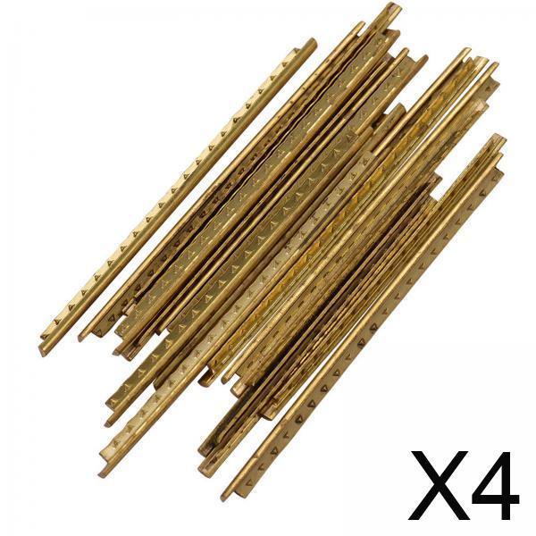 4 X 20 Piezas De Alambres Para Trastes De Guitarra, Alambre De Latón Para Trastes De Guitarra Clásica, Guitarra Eléctrica, 20 Trastes