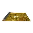 thumbnail image 2 of Ahgly Company Indoor Square Patchwork Yellow Transitional Area Rugs, 7' Square, 2 of 4