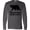 Titanium Grey, variant on Inktastic Bozeman, Montana Black Bear Silhouette Long Sleeve T-Shirt