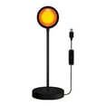 thumbnail image 2 of Lamp USB Sunset Lamp with 4PCS Different Colors Films 360 Degree Rotation Projector Sunset LED Light Rainbow Projection Lamp for Photography Party, 2 of 7