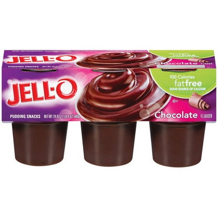 Jell-o Jello Fat Free Chocolate 6 Pack