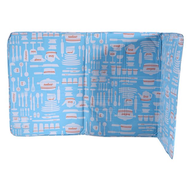 Protector antisalpicaduras cocina ANGGREK aluminio sartén cubierta pantalla 39 x 84 cm