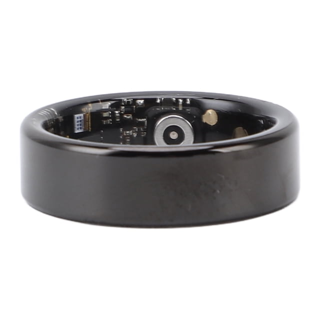 Smart Ring Health Tracker, Health Rings for Women and Men, Water Resistant Step Counter Multi Movement Modes, Fitness Tracker, Black