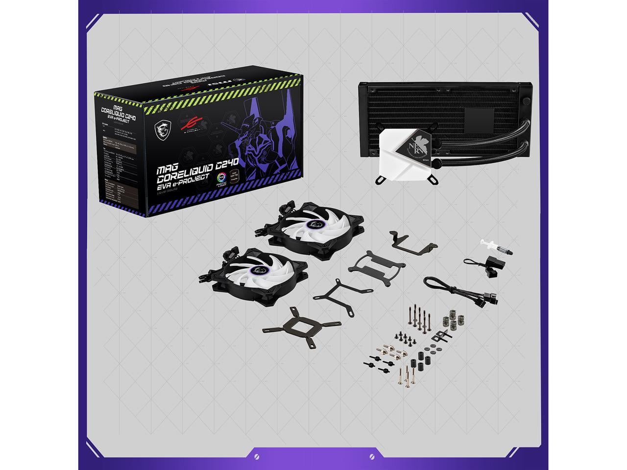 LQCL MSI MAG CORELIQUID C240 EVA E-PROJECT R - Walmart.com