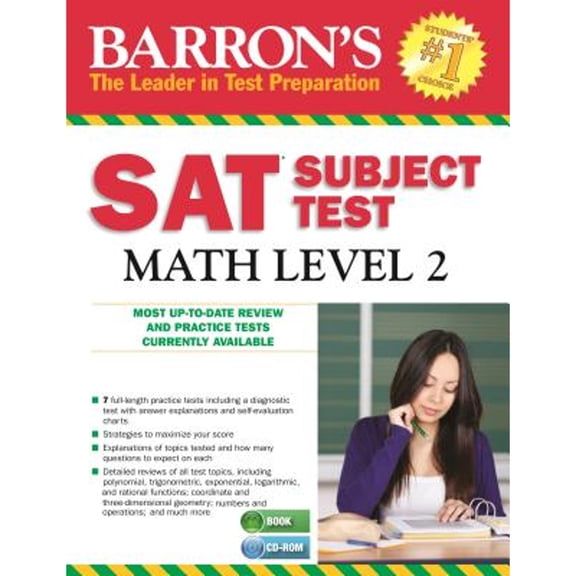 Pre-Owned Barron's SAT Subject Test Math Level 2 [With CDROM] (Paperback) 1438074530 9781438074535