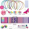 thumbnail image 4 of DIY Hair Accessories Craft Kit for Girls Ages 5-12 - Create Unique Headbands with Satin Bands, Fur Balls & Foam Flowers - Educational Arts and Crafts Set for Creative Play, Fine Motor Skills, 4 of 6