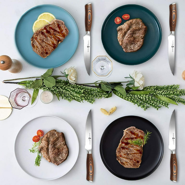 Porterhouse 4-pc Steak Knife Set in Beechwood Box – Tanager Housewares