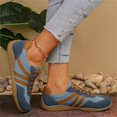 thumbnail image 5 of YOUYEDIAN Sneakers for Women Versatile Round Toe Lace-up Fashion Strap Print Sneakers Casual Sport Outdoor Walking Shoes, 5 of 5