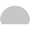 thumbnail image 5 of Ekena Millwork 40"W x 26-3/4"H x 2-3/4"P Half Round Smooth Architectural Grade PVC Combination Pediment, 5 of 7