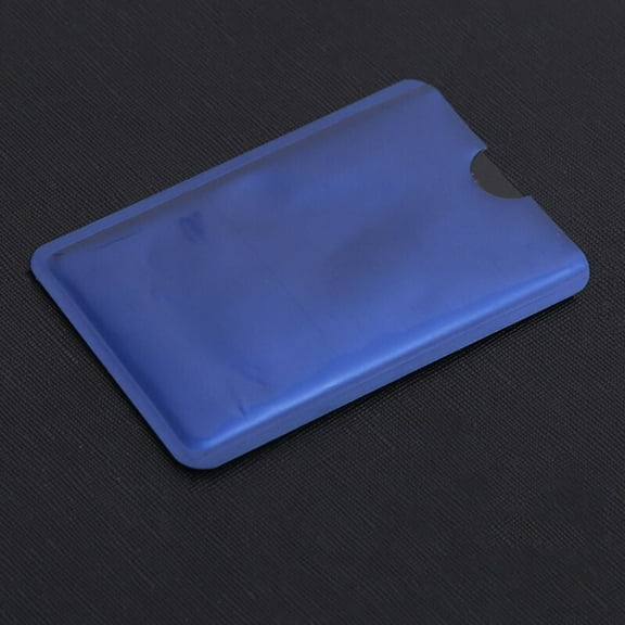 Shielding Signal Aluminum Foil Card Anti-Theft RFID Card Read proof Wallet Cover Anti Scan RFID Blocking Sleeve ID Card Protector Blocker Anti-Scan Card Sleeve For Credit Card Passport STYLE6-10PCS