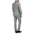 thumbnail image 3 of Ferrecci Men's Hilton Skinny Slim Fit Houndstooth Shawl Lapel 2pc Tuxedo, 3 of 5