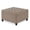 Linen / Foam, variant on FunMay Oversized Square Storage Ottoman with Wooden Legs for Living Room, Linen / Foam