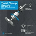 thumbnail image 2 of SparkPod 6 Inch Round Filtered Shower Head, 23-Stage Water Filter, Luxury Chrome, 2 of 9
