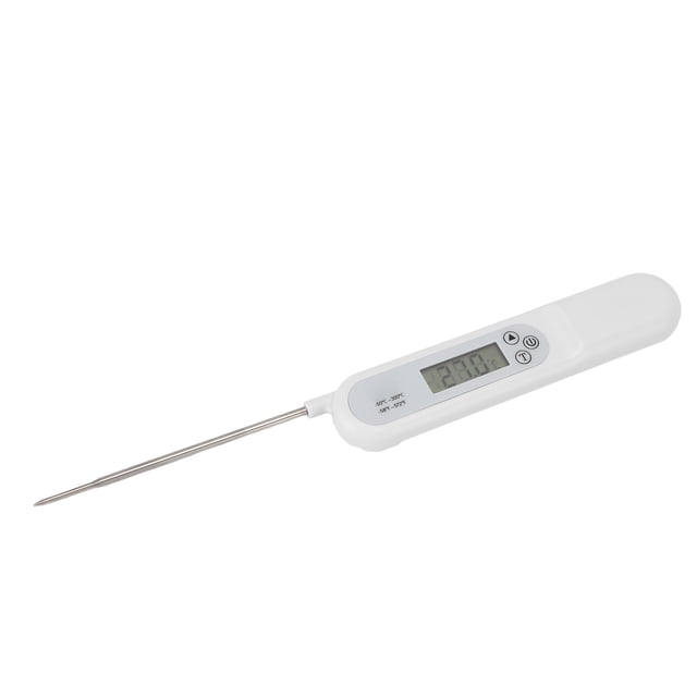 Meat Digital Thermometer, Folding Probe Easy Cleaning Accurate Sensing ABS Stainless Steel Instant Read Food Thermometer Multifunctional for Kitchen Use