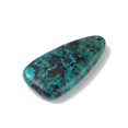 thumbnail image 4 of Natural African Turquoise(Jasper) Pendants Teardrop Charms 40x20.5x7mm Hole: 1~1.5mm, 4 of 4