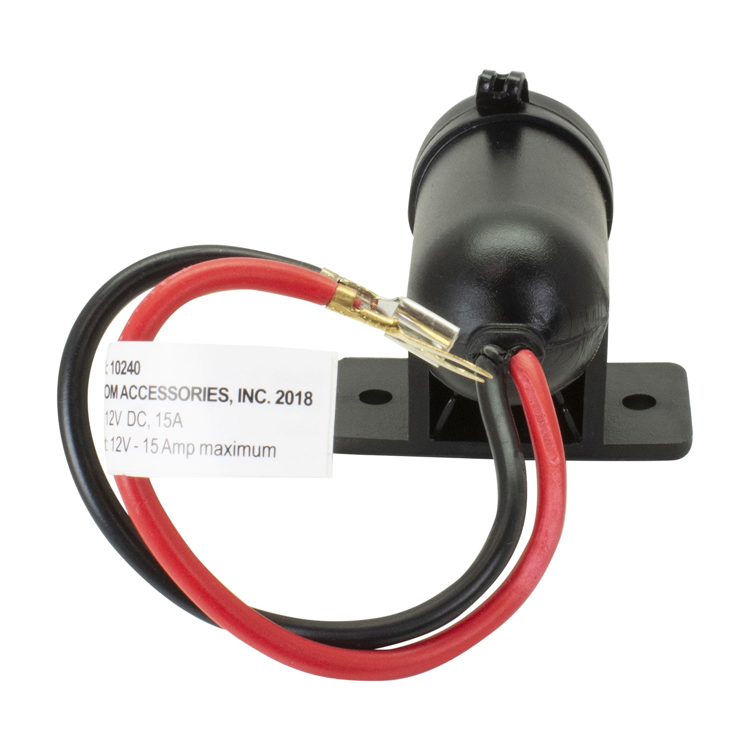 (3 pack) EverStart Plus Auto Auxiliary Dual 12 Volt Power Outlet, Black