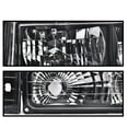 thumbnail image 5 of CROSSDESIGN Headlights Assembly Fit for GMC C1500 K1500 Yukon 1994-1999/GMC C2500 C3500 K2500 K3502 1994-2000 Headlamps, 5 of 6