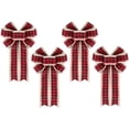 thumbnail image 1 of 4 lazos a cuadros rojos de nueve orejas. Xemadio WLJ-2543, 1 of 5