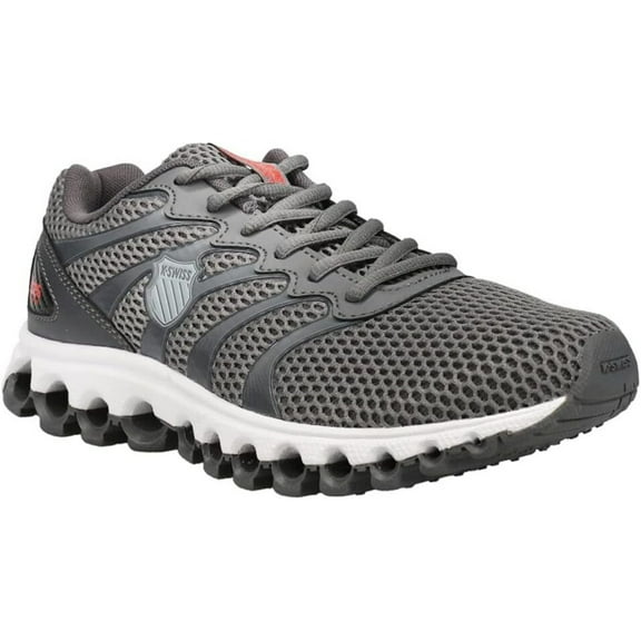 K-Swiss Men's Tubes 200 Training Shoe, Asphalt/Jet Black/Spicy Orange