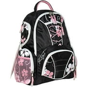 Shiny Floral-Print Backpack