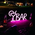 thumbnail image 1 of Letrero de Barra LED, Luz de , USB/barra de Batería, de Publicidad Iluminadas, Letrero de Pantalla Eléctrica para Decoración de Rosado Colco bar lámpara de neón, 1 of 8