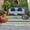 Navy Blue, Green, Grey, variant on Blue Khaki Striped Outdoor Rug 4x6 Ft, Non Slip Washable Area Rug, Farmhouse Stripes Modern Abstract Art Patio Rugs Carpet Runner, Large Floor Mat for Indoor/Outdoor Deck Porch Camping