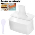 thumbnail image 3 of Sushi Onigiri Maker Mold Non Stick Mold Kit Clear Press Easy Clean DIY, 3 of 5