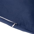 thumbnail image 5 of Satin Body Pillowcase for Hair and Skin, Silky Slip Cooling Body Pillow Cover with Hidden Zipper, Navy Blue, 20" x 54", 2 Pack, 5 of 5