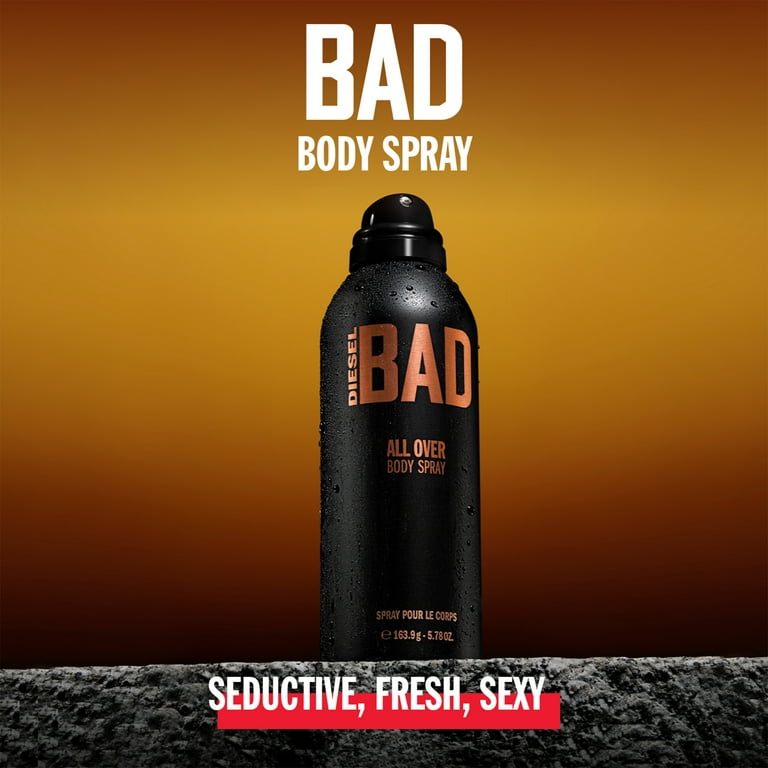 Diesel Bad, Body Spray for Men, 5.8 oz - Walmart.com