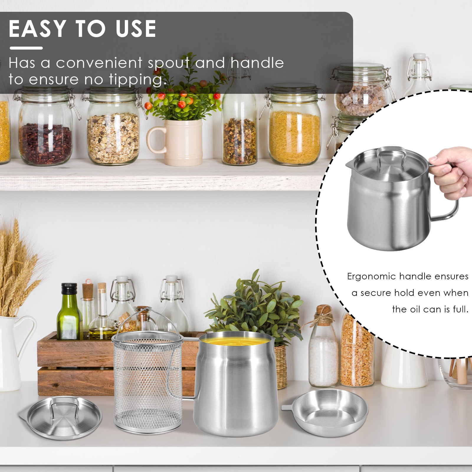 Oil Strainer Pot