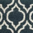 thumbnail image 6 of SAFAVIEH Hudson Louise Geometric Shag Area Rug, Slate Blue/Ivory, 9' x 12', 6 of 7