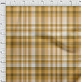 thumbnail image 4 of oneOone Cotton Poplin Dark Beige Fabric Plaid Dress Material Fabric Print Fabric By The Yard 56 Inch Wide, 4 of 4