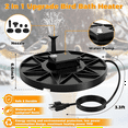 thumbnail image 3 of Bird Bath Heater, 70W Submersible Pond Deicer,US Plug, 3 of 5