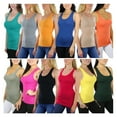 thumbnail image 7 of ToBeInStyle Women's Pack of 6 Randomly Selected Racerback Tank Top - Medium, 7 of 7